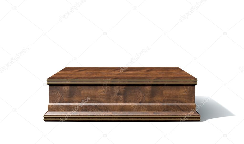 Turned wooden trophy bases lined up on a bench